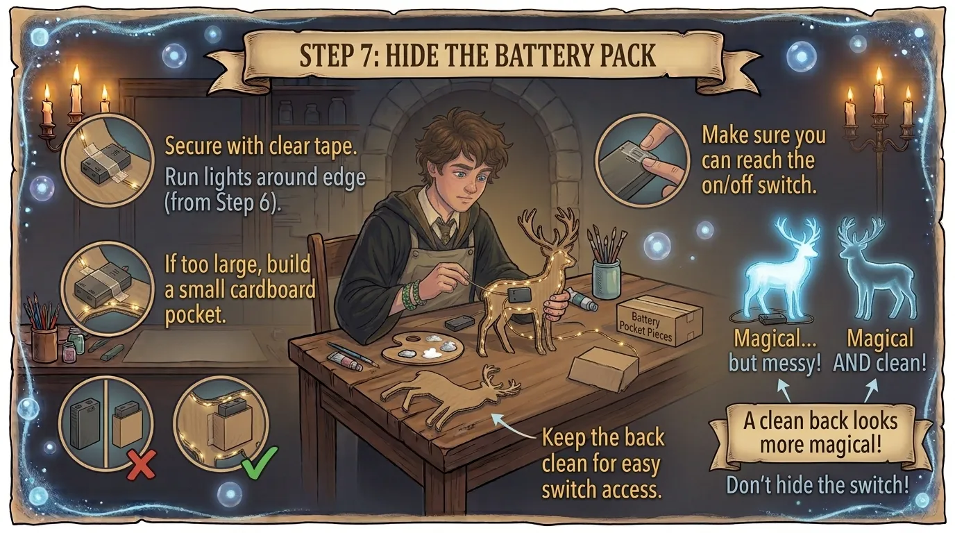 Step 7 Hide the Battery Pack