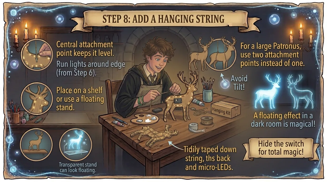 Step 8 Add a Hanging String